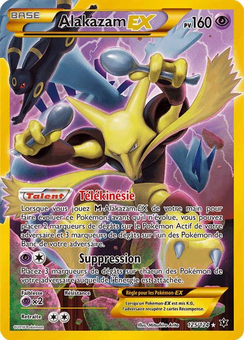 Carte Pokémon Alakazam-EX — Impact des Destins